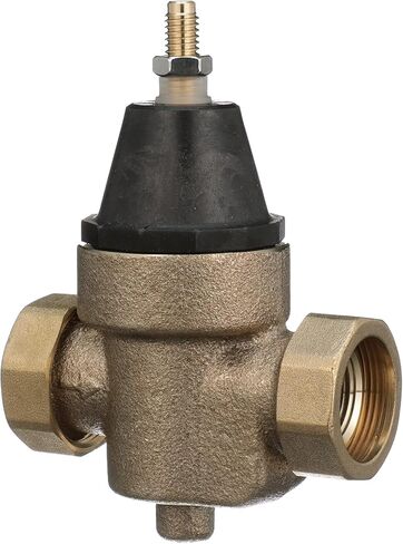 Watts LFN45B Series 1" Lead-Free Cast Copper Silicon Alloy Water Pressure Reducing Valve, Crimp Double Union End Connections, Elastomer Disc, Adjustable Pressure 25 to 75 psi, Maximum 400 psi in Saudi Arabia