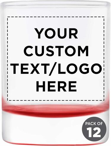 DISCOUNT PROMOS Custom Arc Votive Candle Holders 3 oz. Set of 72, Personalized Bulk Pack - Thick Base, Perfect for Wedding, Anniversary and Party Favors - Pink Bottom in Kuwait