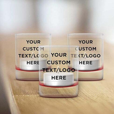 DISCOUNT PROMOS Custom Arc Votive Candle Holders 3 oz. Set of 72, Personalized Bulk Pack - Thick Base, Perfect for Wedding, Anniversary and Party Favors - Pink Bottom in Kuwait