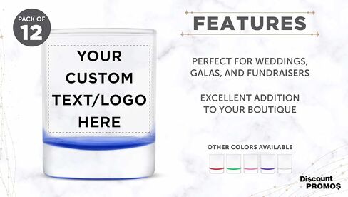 DISCOUNT PROMOS Custom Arc Votive Candle Holders 3 oz. Set of 72, Personalized Bulk Pack - Thick Base, Perfect for Wedding, Anniversary and Party Favors - Pink Bottom in Saudi Arabia