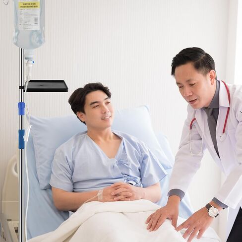 Nuanchu IV القطب مع عجلات وصينية قابل للتعديل IV حامل أقطاب طبية IV محمولة من الفولاذ المقاوم للصدأ حامل حامل IV لعيادة المستشفى والمنزل وممارسة تمريض الأطفال والعلاج in Saudi Arabia