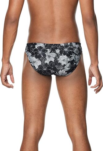 Speedo Men's Standard Swimsuit Brief Creora Highclo Printed, Tie Dye Ibiza Blue, 36 in Saudi Arabia