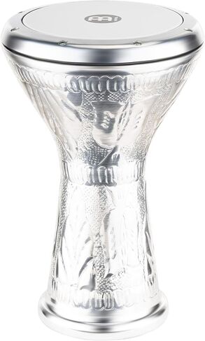 Meinl Percussion Aluminum Doumbek Egyptian Goblet Drum, Hand Hammered — Made in Turkey — Synthetic Head, 2-Year Warranty (HE-3030) in Kuwait