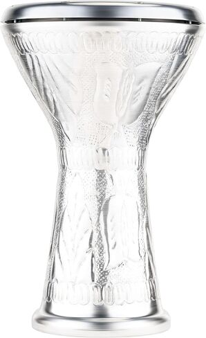 Meinl Percussion Aluminum Doumbek Egyptian Goblet Drum, Hand Hammered — Made in Turkey — Synthetic Head, 2-Year Warranty (HE-3030) in Kuwait