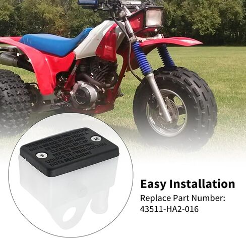 43511-HA2-016 Motorcycle Oil Cup, Rear Brake Master Cylinder Fluid Reservoir Oil Cup Replacement for Honda ATC200 250 350 TRX250R Fourtrax TRX250X Fourtrax TRX300EX Sportrax TRX300X in Saudi Arabia