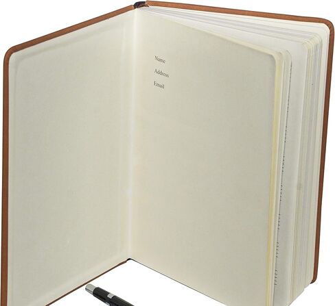 دفتر موسيقى ايس | غلاف جلدي | مجلة تأليف الأغاني | دفتر ملاحظات للموظفين (ممتاز) in Kuwait