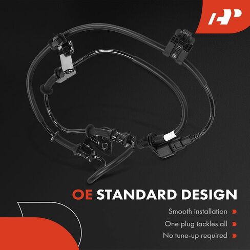 A-Premium ABS Wheel Speed Sensor Compatible with Kia Models - Soul 2014-2019, Soul EV 2015-2019 - Front Right Passenger Side, Replace# 95671B2050 in Saudi Arabia