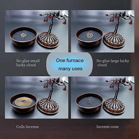 Holder Incense Burner,Zen Decor,Suitable for Cone Incense Sandalwood Coils in Saudi Arabia