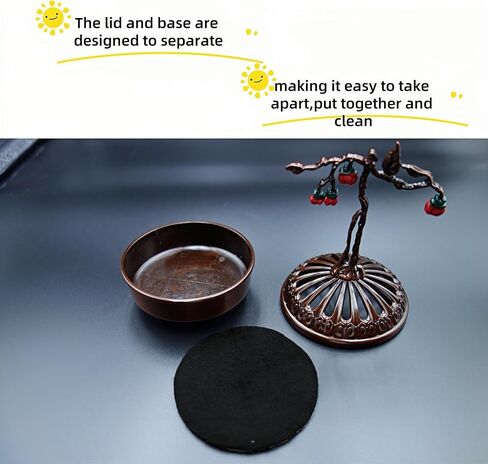 Holder Incense Burner,Zen Decor,Suitable for Cone Incense Sandalwood Coils in Saudi Arabia