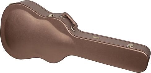 Crossrock Designer Series- Universal Wooden Case for Gibson Acoustic J45, Martin Dreadnought Guitars- Security Lock, Metal Feet, Storage Space- Blossom Brown((CRW530DBQ) in Saudi Arabia