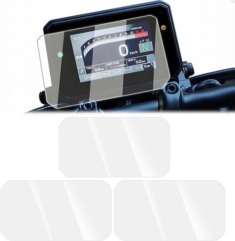 3PCS Motorcycle Screen Protector Dashboard Anti-Scratch Film Compatible with Yamaha MT09 MT-09 MT 09 SP 2024 2025 in Saudi Arabia