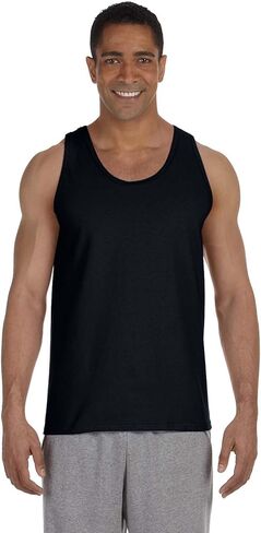 Gildan Men's Plain Solid Tanktop in Saudi Arabia