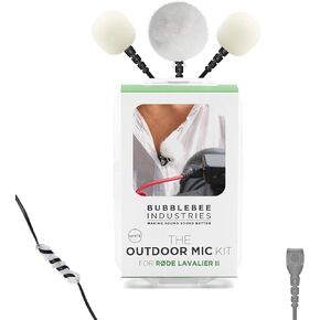 RODE Lavalier II Mic Wind Protection Kit – Includes Furry Wind Protection, Microphone Foam Pop-Shield and More – Perfect for Content Creators, Videographers and Filmmakers. in Saudi Arabia