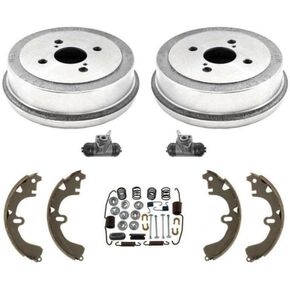 Rear Drums Brake Shoes Wheel Cylinders & Spring Kit for Chevy for Prizm 1998-2002,for Geo for Prizm 1993-1997,for Toyota for Corolla 1994-2002 Wagon Non-ABS 4243112130 4243102020 in Kuwait