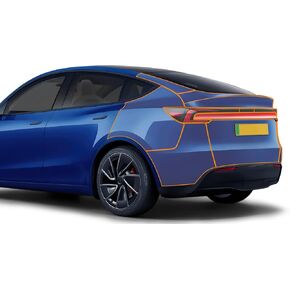 لعام 2025 Tesla Model Y Juniper Precut Paint Film Film 8.5 Mil TPU PPF Clear Car HD Scratch Extriality (Trunk + Art Bars 13pcs) in Kuwait