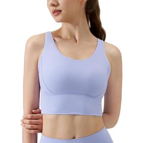 U-Back Sports Bra for Women Running Gym Sports Bra High Impact Sports Bras for Women Wirefree Padded Breathable Yoga Bra in Kuwait