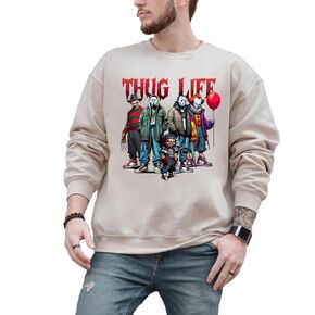 قميص رعب Thug Life - قميص رعب وبلوزات - Thug Life Halloween Menging Dasks Disings (T -Shirt) in Kuwait