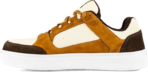 حذاء Volcom® Evolve EH Comp Toe للرجال - الجزء العلوي من الجلد السويدي والجلد - نعل داخلي ناعم - بطانة من الإسفنج الذكي أسود/قمح 7 M in Saudi Arabia
