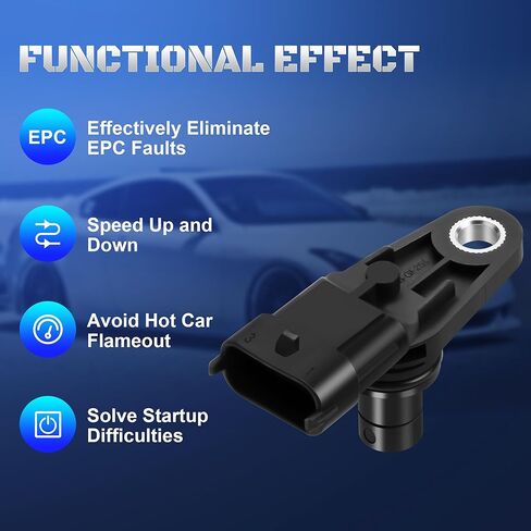 مجموعة من 4 مستشعر وظيفة عمود الحدبات 12608424 يناسب لعام 2007 2008 2009 Chevy Malibu Equinox Buick Encrosse GMC Acadia Pontiac G8 Saturn Aura Outlook Vue 3.6L 12590907 ، PC762 in Kuwait