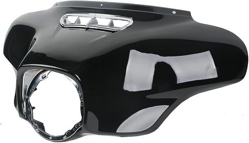 Front Outer with Inner Batwing Upper Fairing Cowl Fits for 2014-2023 Harley Davidson Touring Electra Glide, Street Glide and Trike models,Black in Saudi Arabia
