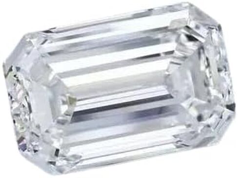 أبيض "د" اللون 2.00 CT VVS1 غير مألوف مقطوع الزمرد المقطوع - لصنع المجوهرات in Saudi Arabia
