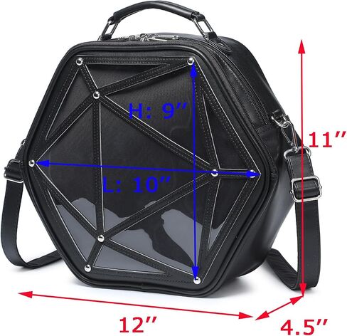 Star Ita Bag PU Crossbody Shoulder Bag Backpack Multi-Purpose Pins Display in Saudi Arabia