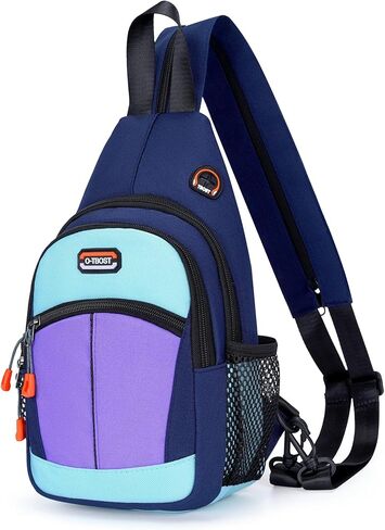 Small Sling Bags for Women Crossbody Backpack Multi-Pocket Adjustable Strap Daypack for Outdoors Hiking Traveling (black) in Kuwait