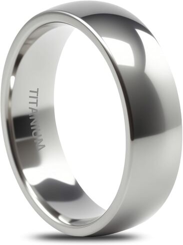 SX.man&sog Titanium Wedding Band for Men Women,Gold High Polished Solid Curved Edge Engagement Rings for Men and Women Exchange to Witness Each Other's Love in Saudi Arabia