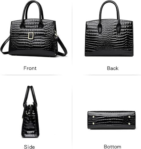 Eslcorri Women Top-Handle Tote Bags Fashion Satchel Handbag PU Leather Shoulder Hobo Purse Crossbody Pocketbook in Kuwait