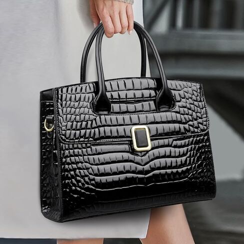Eslcorri Women Top-Handle Tote Bags Fashion Satchel Handbag PU Leather Shoulder Hobo Purse Crossbody Pocketbook in Kuwait