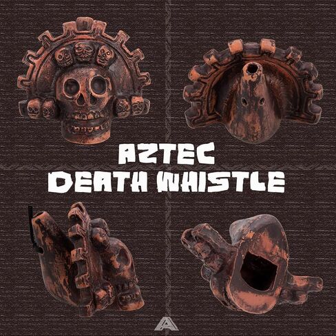 Aztec Death Whistle, Loudest Scream Aztec Whistle of Death Unleash Bone-Chilling Authentic Human Sounding Screams (Retro) in Kuwait