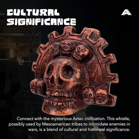 Aztec Death Whistle, Loudest Scream Aztec Whistle of Death Unleash Bone-Chilling Authentic Human Sounding Screams (Retro) in Kuwait