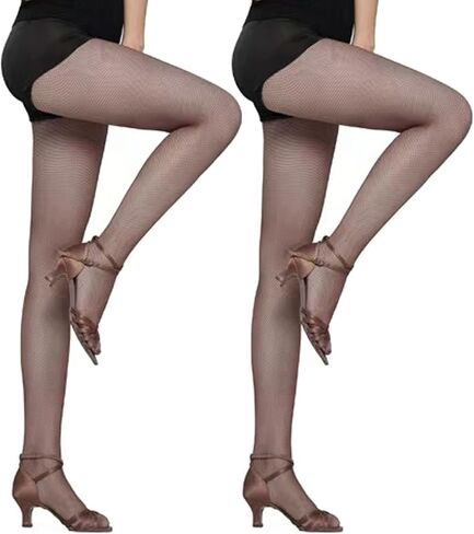 Women's 2 Pairs Dance Fishnet Tights in Kuwait