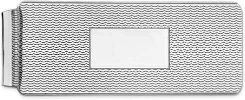 Solid 925 Sterling Silver Rhodium-Plated Money Clip in Saudi Arabia
