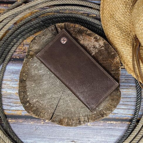 HOOEY Leather Men’s Western Rodeo Wallet (Hands Up - Nomad Print) in Saudi Arabia