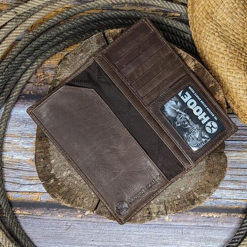HOOEY Leather Men’s Western Rodeo Wallet (Hands Up - Nomad Print) in Saudi Arabia