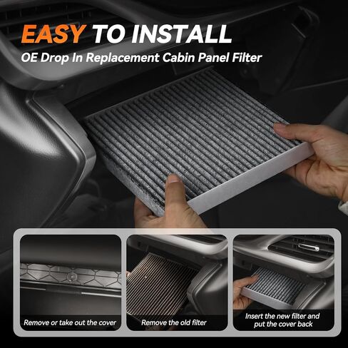 Auto Dynasty Cabin Air Filter Compatible with 2013-2024 Buick Cadillac Chevy Blazer Colorado GMC Acadia Canyon, Replacement for 13271191 13356914 13356916 13508023 22743911 800181P LA1123 CF283 CF185 in Saudi Arabia