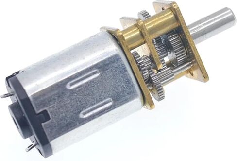 12GA -N20 Miniature DC Metal Gear Motor - 3V إلى 12V - عزم دوران منخفض RPM - مثالي للسيارات 4WD ، مفكات كهربائية ، وأقفال الأبواب in Kuwait