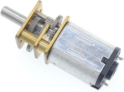 12GA -N20 Miniature DC Metal Gear Motor - 3V إلى 12V - عزم دوران منخفض RPM - مثالي للسيارات 4WD ، مفكات كهربائية ، وأقفال الأبواب in Kuwait