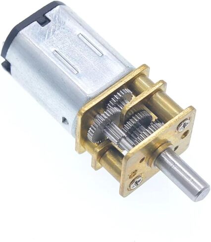 12GA -N20 Miniature DC Metal Gear Motor - 3V إلى 12V - عزم دوران منخفض RPM - مثالي للسيارات 4WD ، مفكات كهربائية ، وأقفال الأبواب in Kuwait