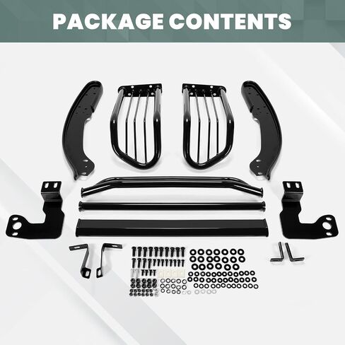 Hecasa Grille Guard Steel متوافق مع 1997-2004 Dodge Dakota Durango Pront Bumper Grille Grille Guard Black in Kuwait