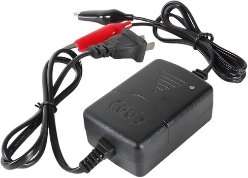 12V 1300mA Sealed Lead Acid (SLA) Battery Charger, Automatic Trickle Charger Maintainer with Short Circuit Protection, Universal for Car, Motorcycle, RV, ATV, Boat Batteries (1PC) in Saudi Arabia