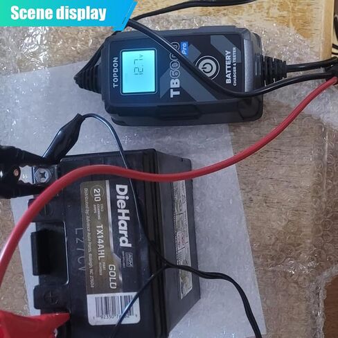 12V 1300mA Sealed Lead Acid (SLA) Battery Charger, Automatic Trickle Charger Maintainer with Short Circuit Protection, Universal for Car, Motorcycle, RV, ATV, Boat Batteries (1PC) in Saudi Arabia