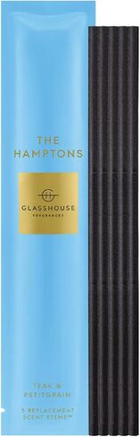 العطور الزجاجية ، تنبع رائحة Hamptons ، العطور المعطرة الناشر ، العطور المنزلية الأساسية والديكور ، خشب الساج والبيتر ، 5 سيقان in Saudi Arabia
