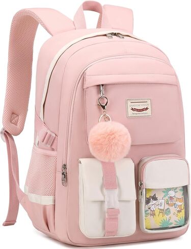 SHADOW VISION School Backpacks for Girls Backpack Cute Backpack Teen Girl Bookbag School Bag Backpack for Girls School Teens (Black) in Saudi Arabia