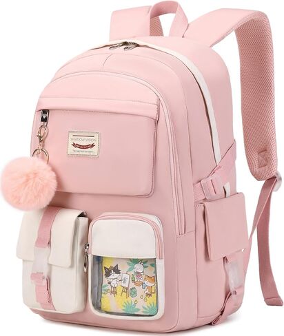 SHADOW VISION School Backpacks for Girls Backpack Cute Backpack Teen Girl Bookbag School Bag Backpack for Girls School Teens (Black) in Saudi Arabia