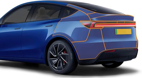 لعام 2025 Tesla Model Y Juniper Precut Paint Film Film 8.5 Mil TPU PPF Clear Car HD Scratch Extriality (Trunk + Art Bars 13pcs) in Saudi Arabia