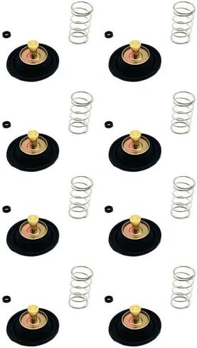 Carburetor Air Shutoff Valve Diaphragm Repair Kit Compatible with 250 EX250R EL250 KL600 VN700 750 800 1500 Universal(2 Set) in Kuwait