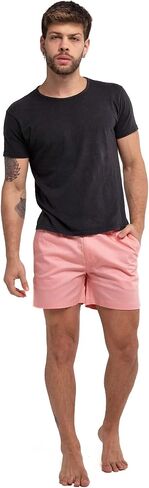 BERMIES Men’s Cotton Stretch Shorts - 5.5" Inseam, Lightweight, Breathable, Stylish & Comfortable for Everyday Wear in Kuwait