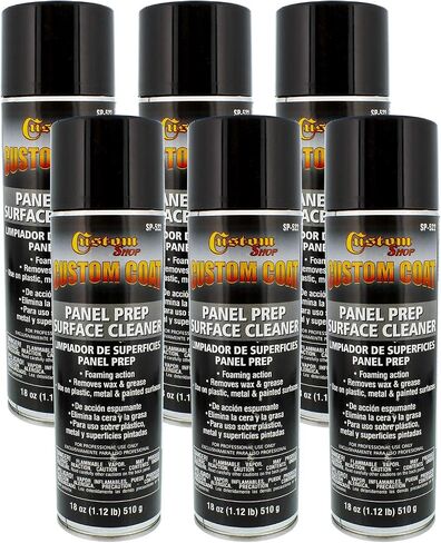 Custom Coat Panel Prep Surface Cleaner and Degreaser - Giant 18 Ounce Spray Can - a Great Aerosol Grease and Wax Remover to Eliminate Contaminents Before Painting in Kuwait
